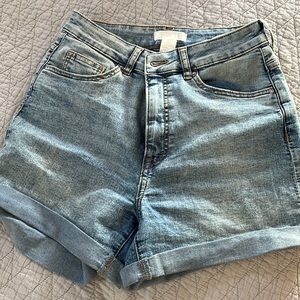 High waist Jean shorts